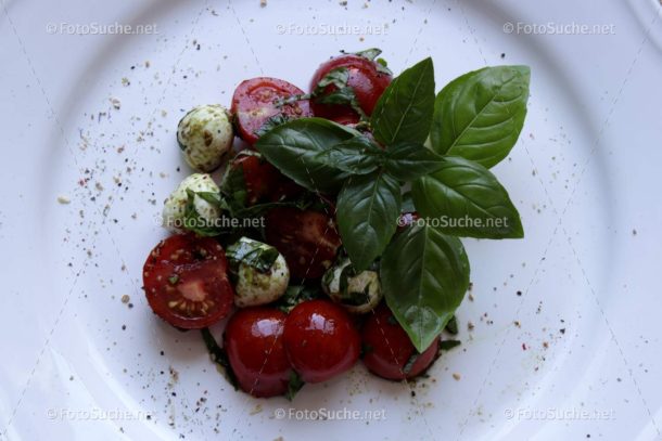Tomaten Mozzarella Basilikum Foto kaufen Fotoshop